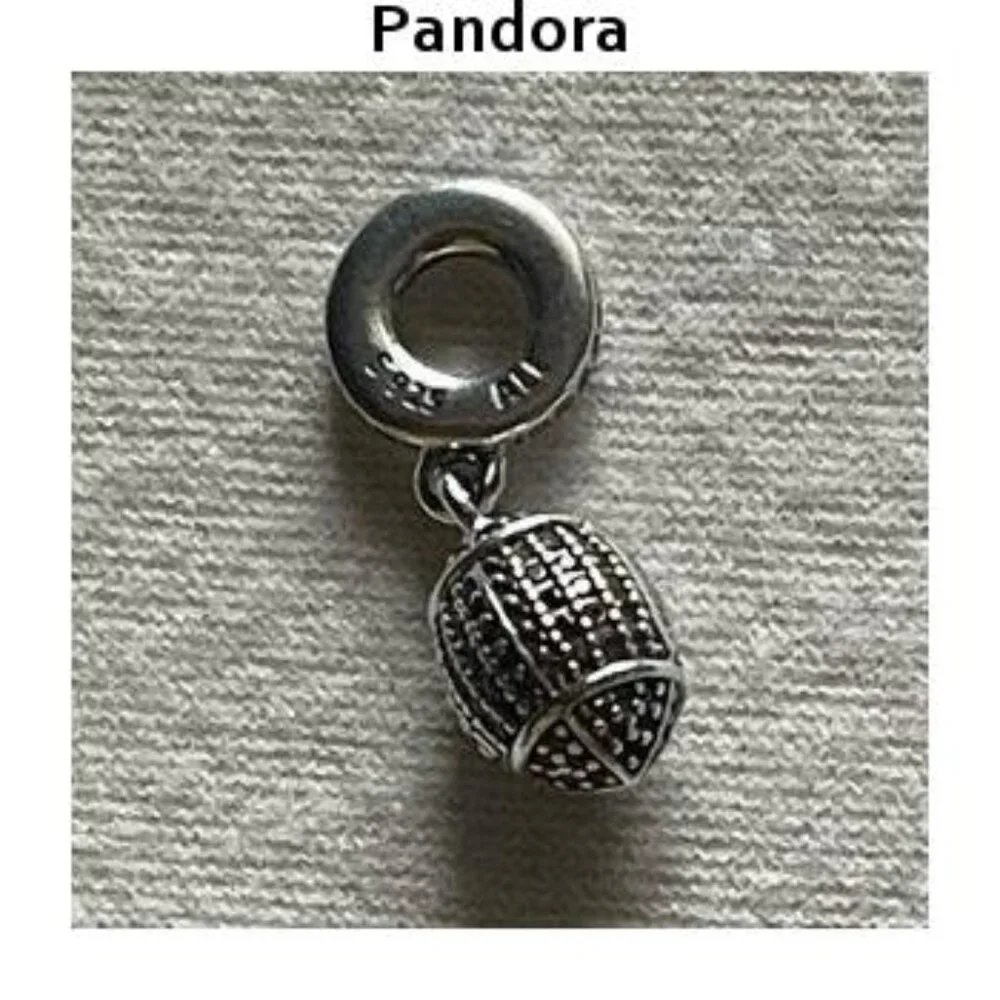 Authentic Pandora American Football Dangle Charm